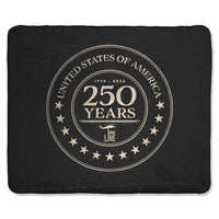 250th Anniversary Logo - Sherpa Blanket