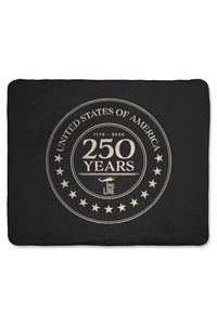 250th Anniversary Logo - Sherpa Blanket