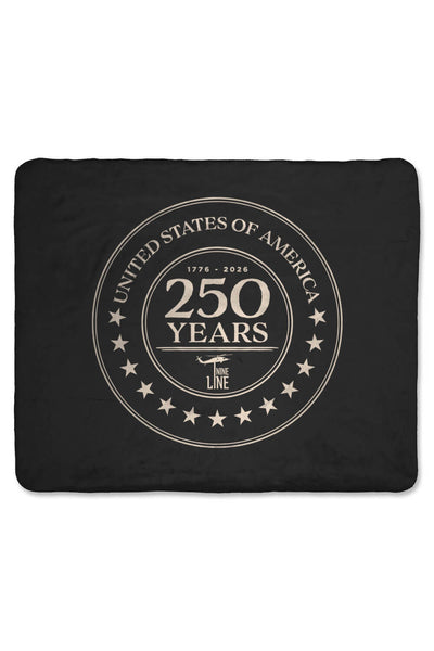 250th Anniversary Logo - Sherpa Blanket