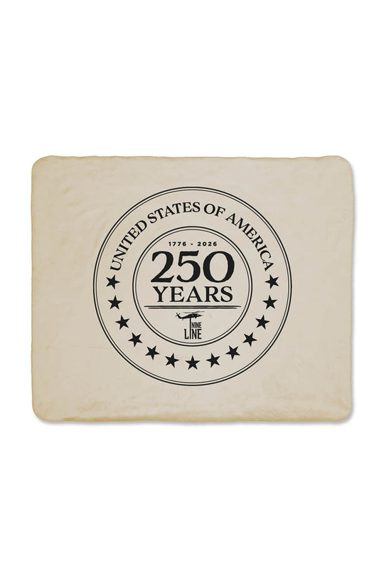 250th Anniversary Logo - Sherpa Blanket