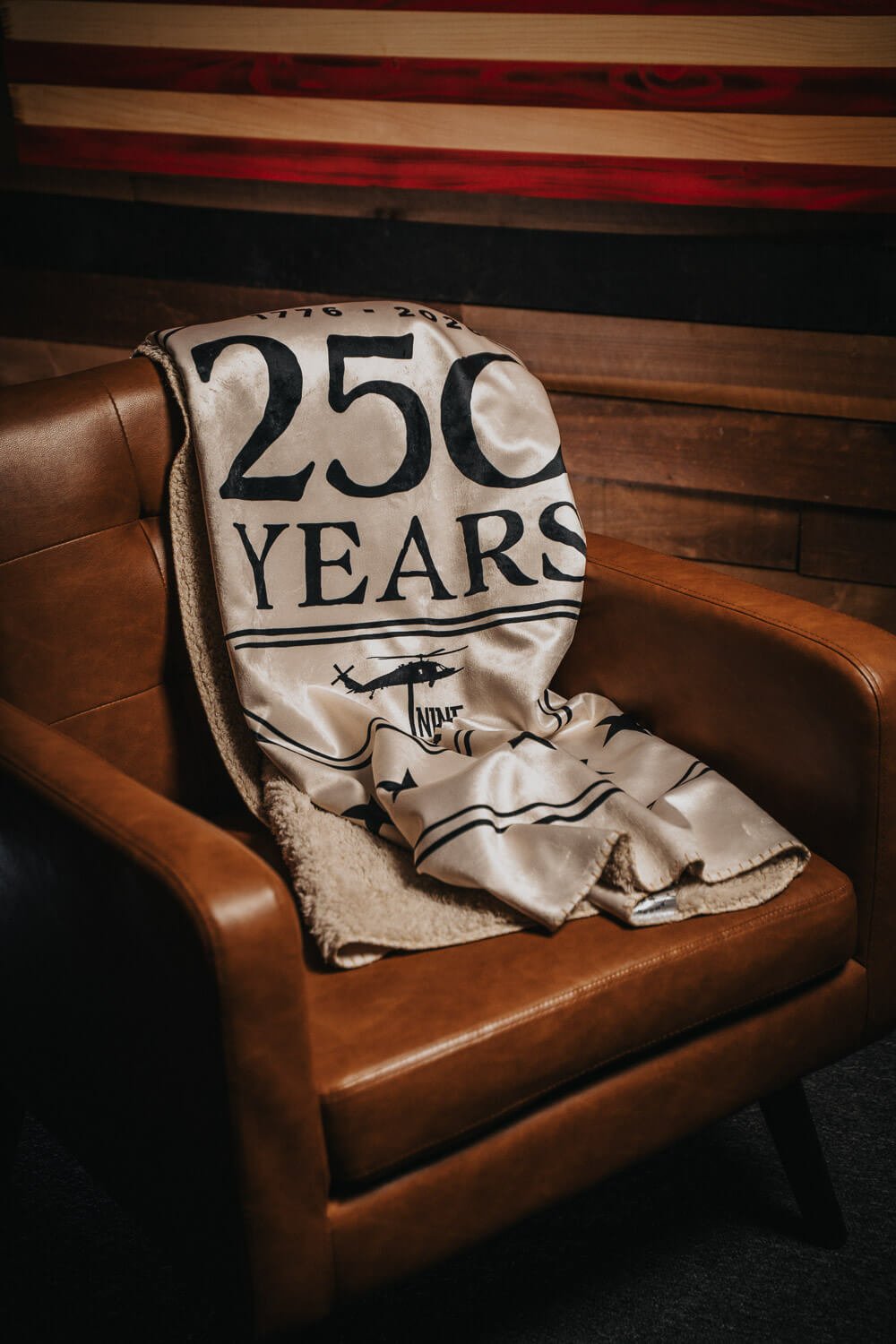 250th Anniversary Logo - Sherpa Blanket