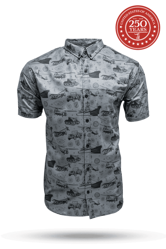 250th Anniversary Short Sleeve Button Down Shirt