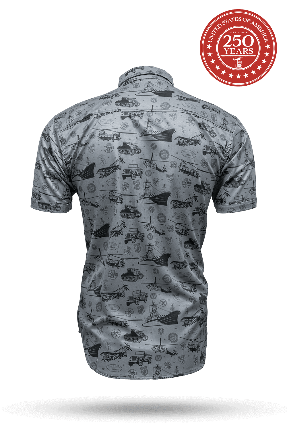 250th Anniversary Short Sleeve Button Down Shirt