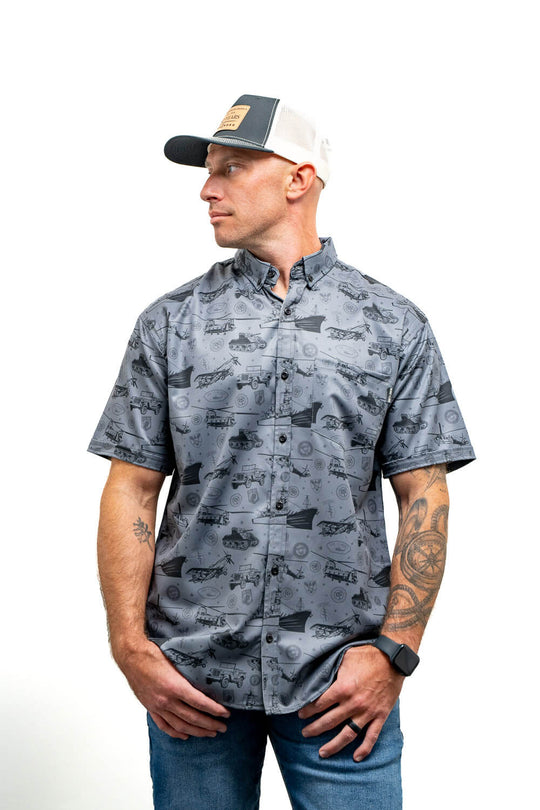250th Anniversary Short Sleeve Button Down Shirt