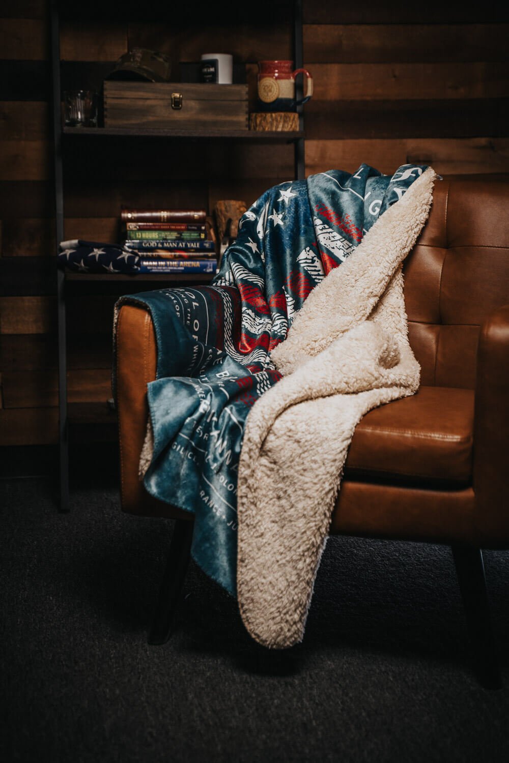 250th Betsy Ross - Sherpa Blanket