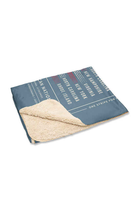 250th Betsy Ross - Sherpa Blanket