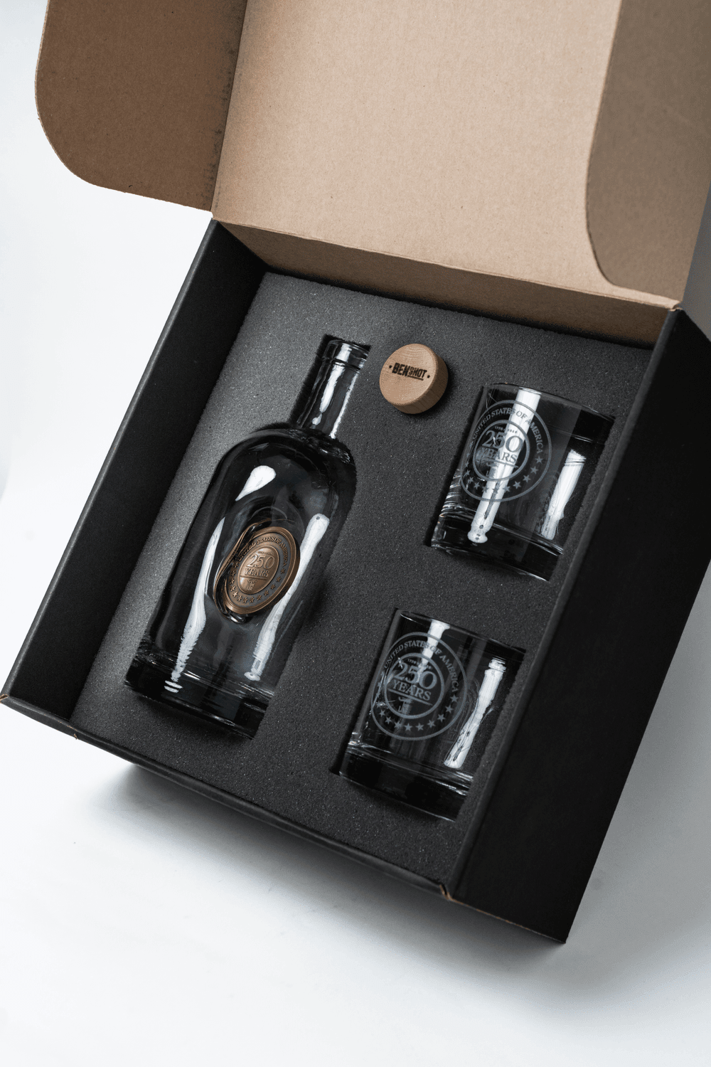250th Challenge Coin Decanter Set