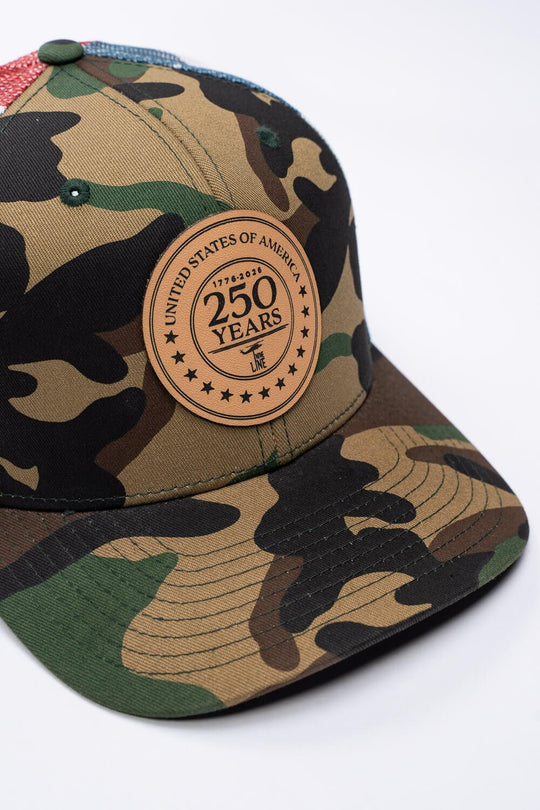 250th Circle Logo - Richardson Snapback Hat