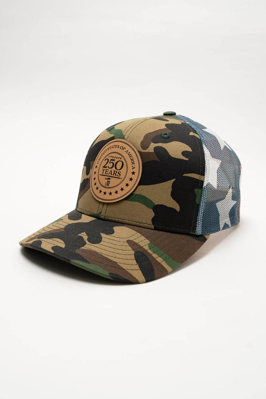 250th Circle Logo - Richardson Snapback Hat
