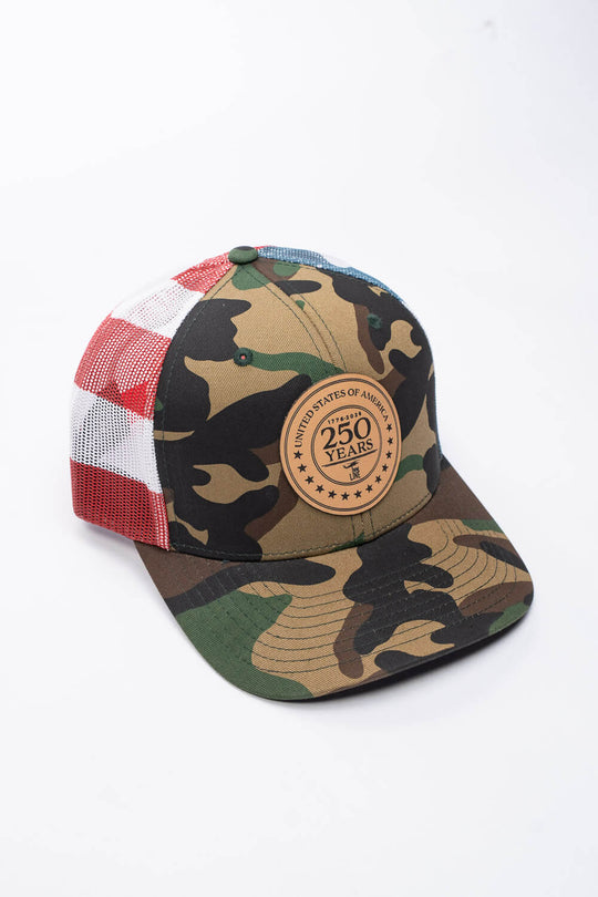 250th Circle Logo - Richardson Snapback Hat