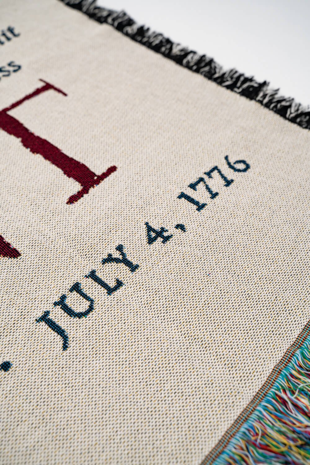 250th Declaration American Made Woven Blanket
