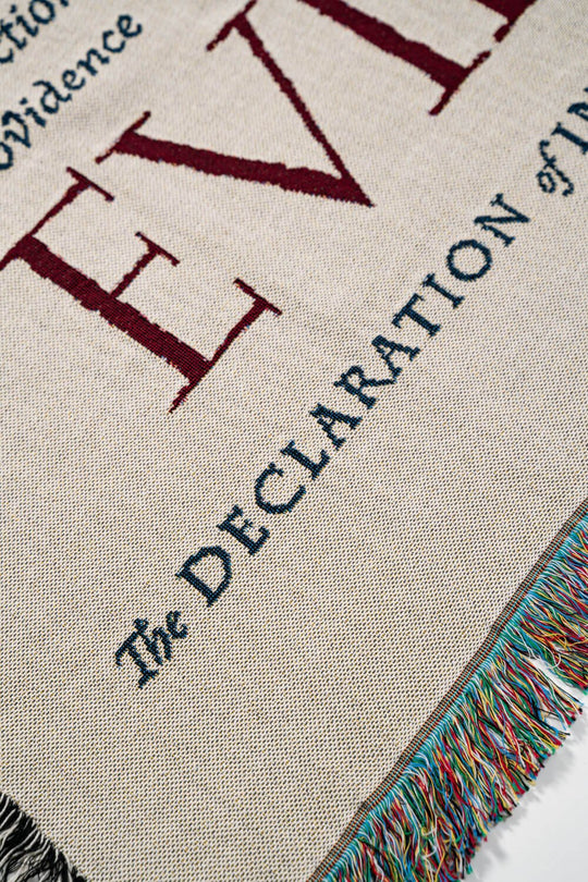 250th Declaration American Made Woven Blanket
