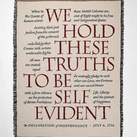 250th Declaration American Made Woven Blanket