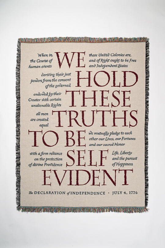 250th Declaration American Made Woven Blanket