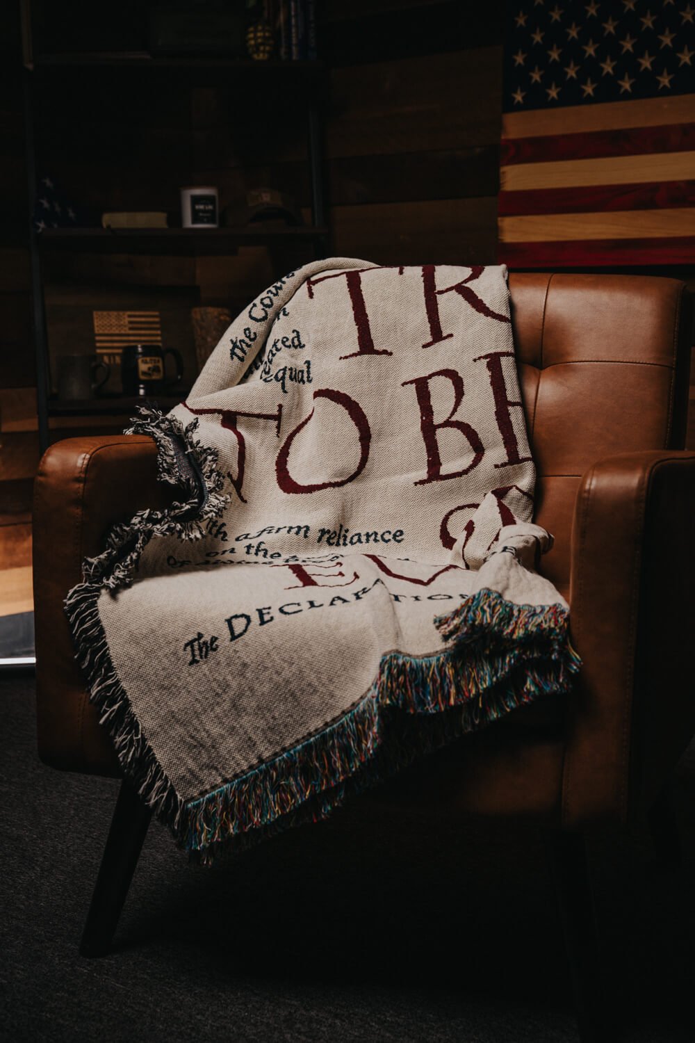 250th Declaration American Made Woven Blanket