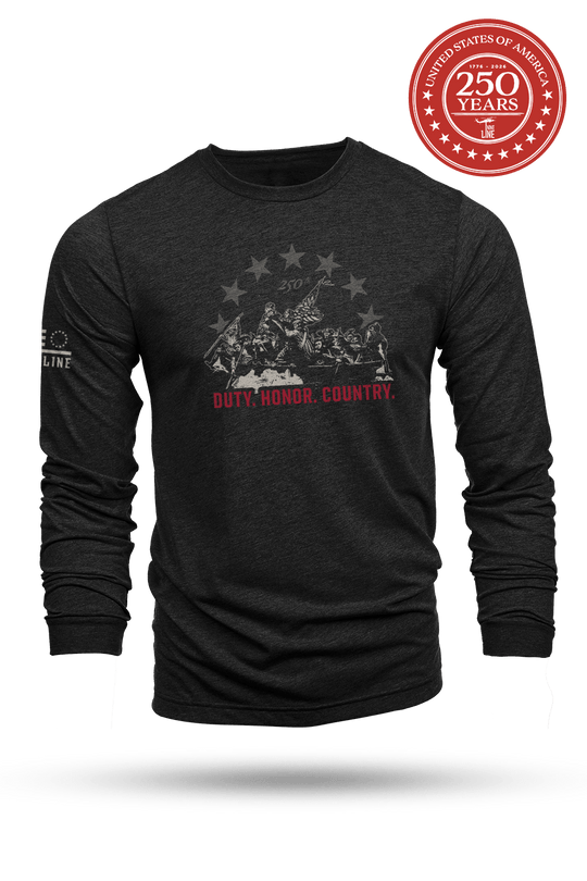 250th Duty Honor Country - Long - Sleeve Shirt