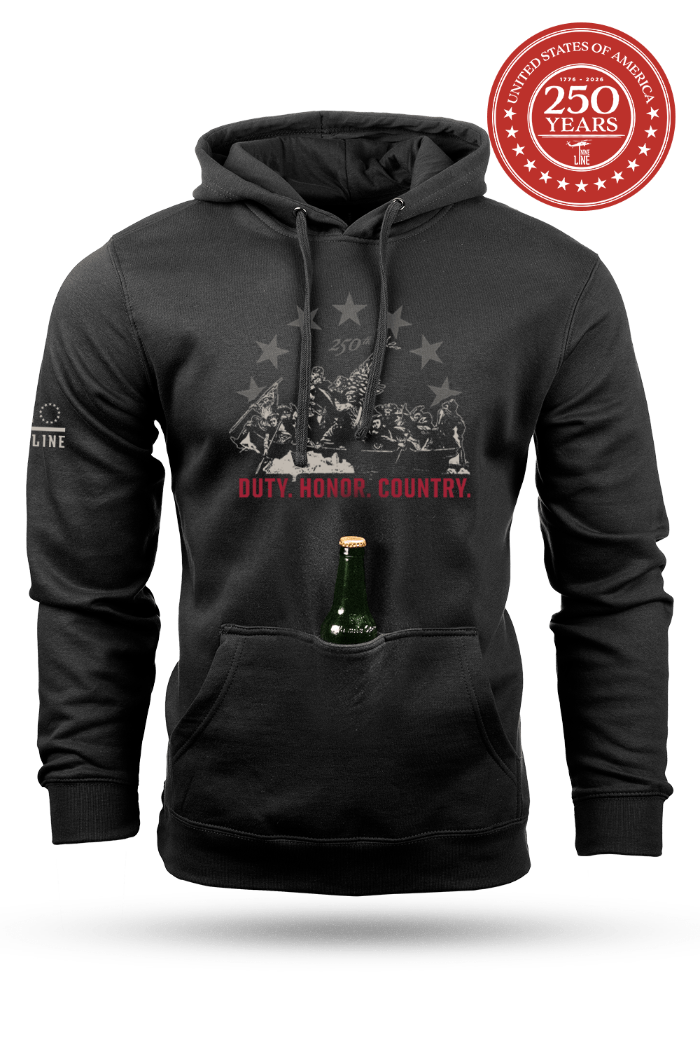 250th Duty Honor Country - Tailgater Hoodie