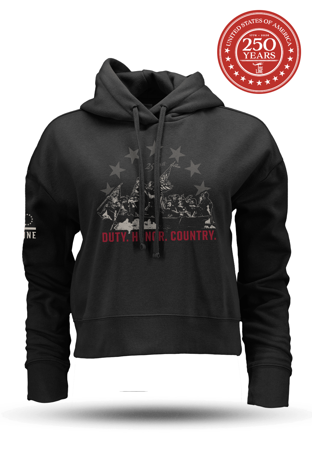 250th Duty Honor Country - Women's Boxy Hoodie