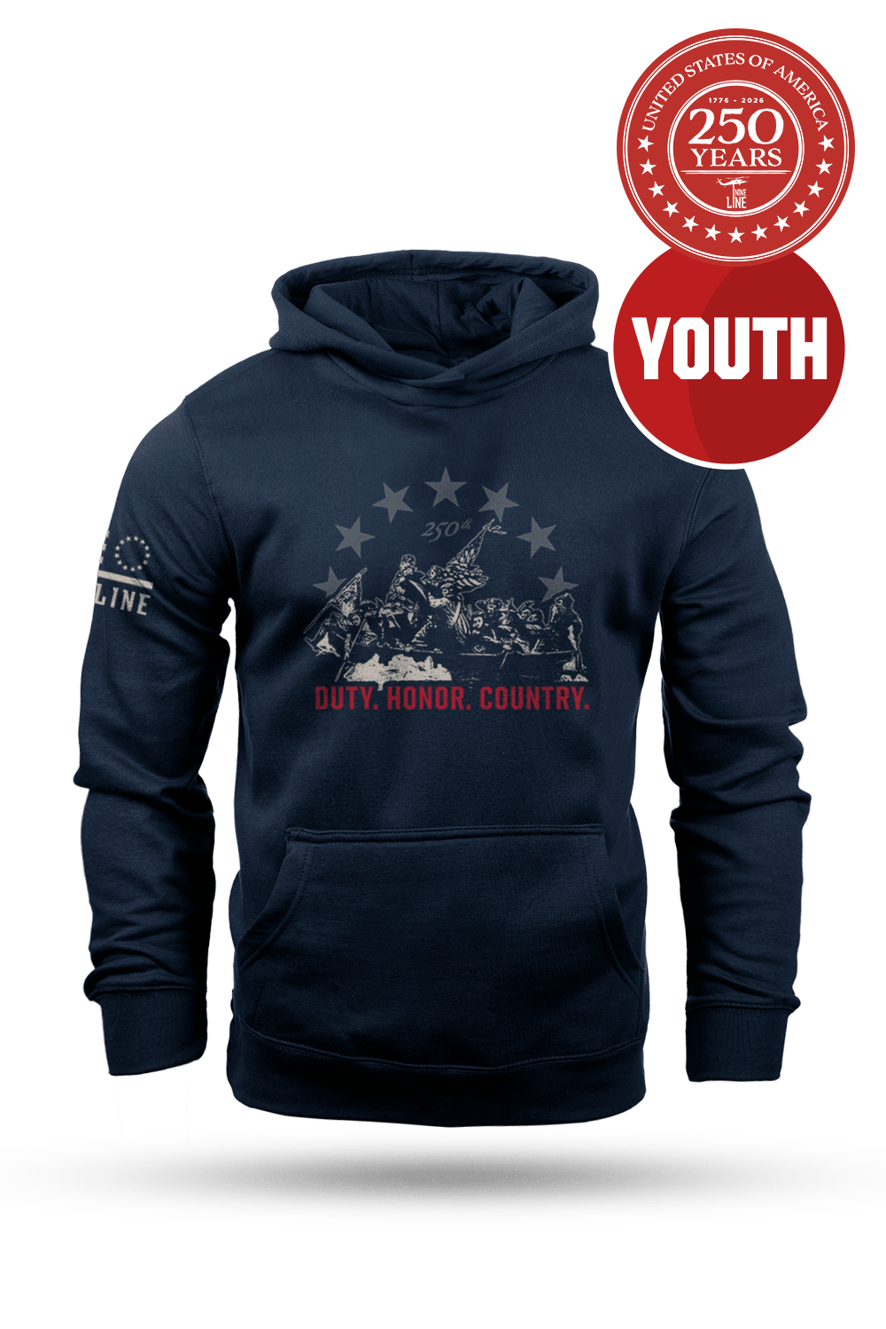 250th Duty Honor Country - Youth Hoodie