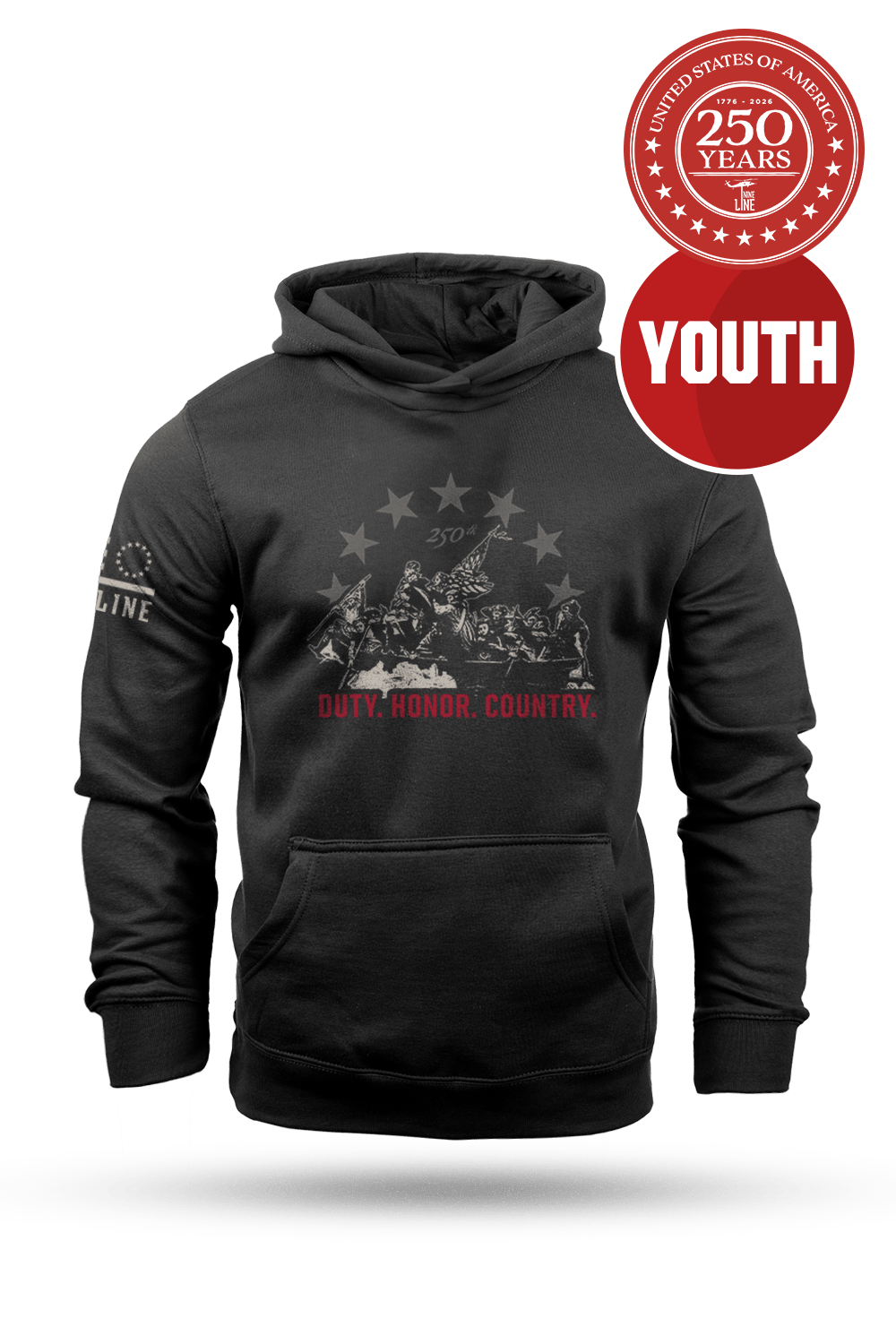 250th Duty Honor Country - Youth Hoodie