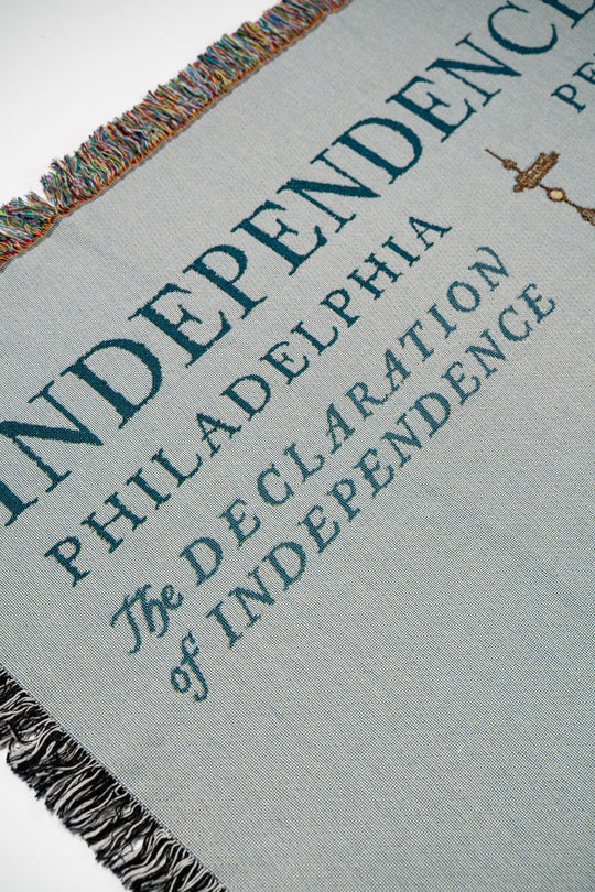 250th Independence Hall American Made Woven Blanket
