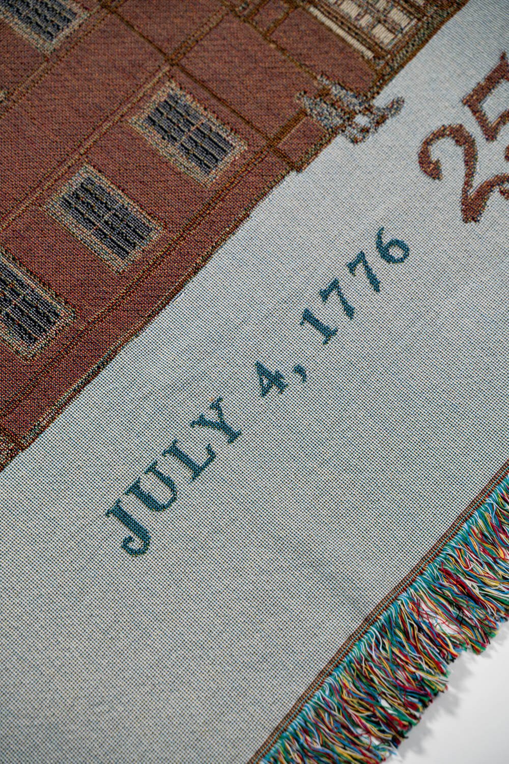 250th Independence Hall American Made Woven Blanket