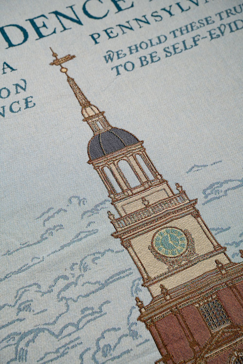 250th Independence Hall American Made Woven Blanket