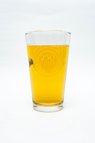 250th Musket Ball Pint Glass