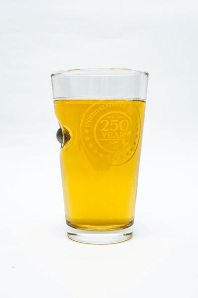 250th Musket Ball Pint Glass