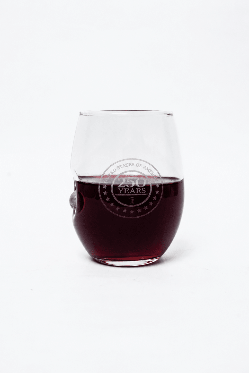 250th Musket Ball Wine Glass