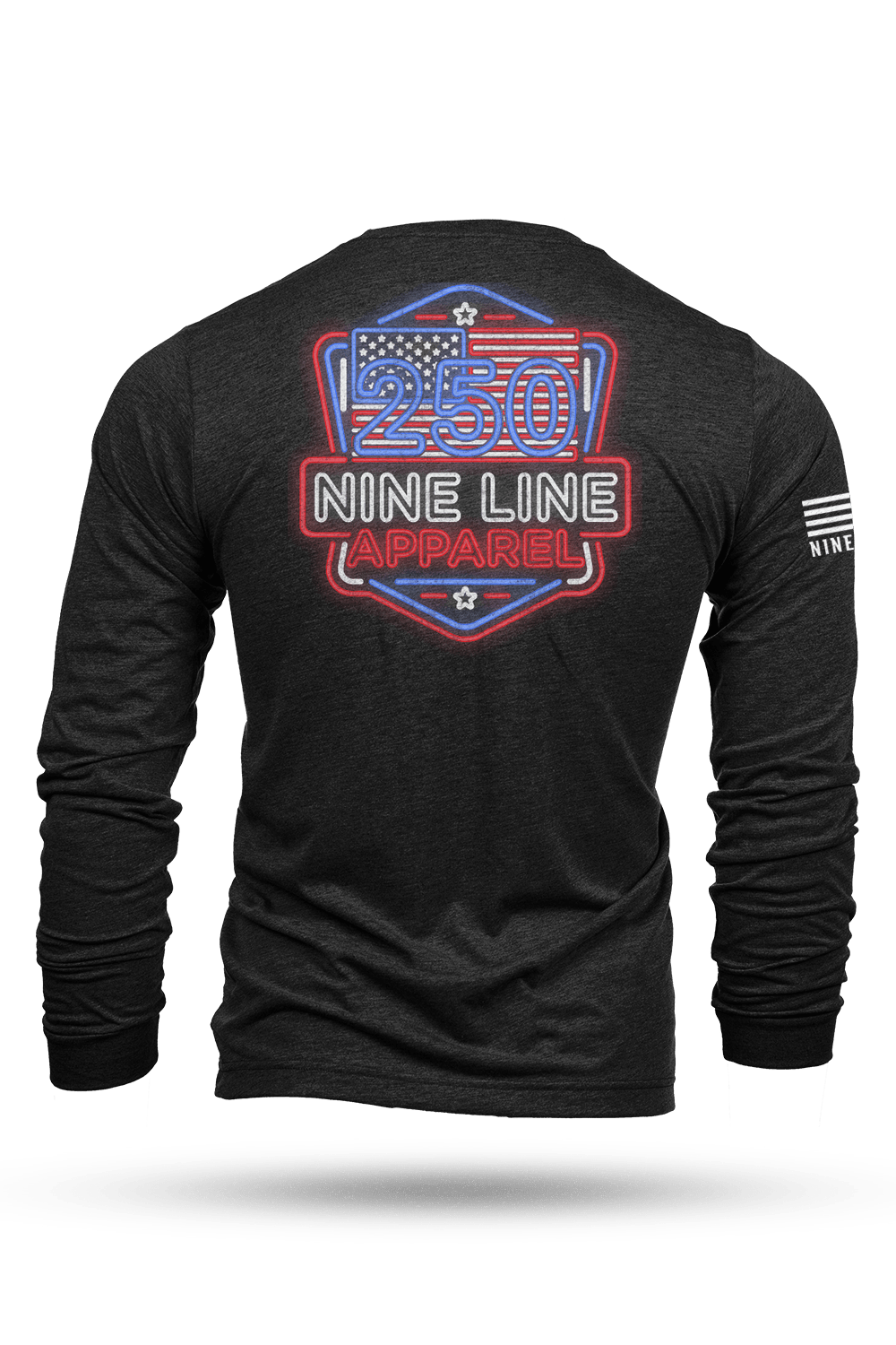 250th Nine Line Neon - Long - Sleeve Shirt