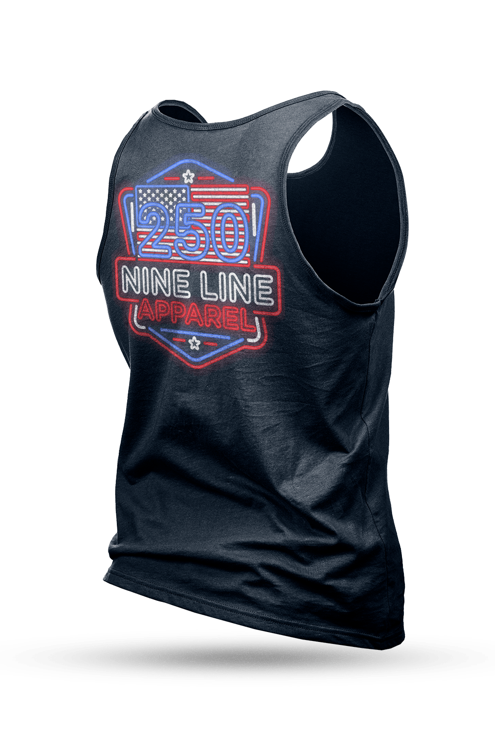 250th Nine Line Neon - Men's Tank Top