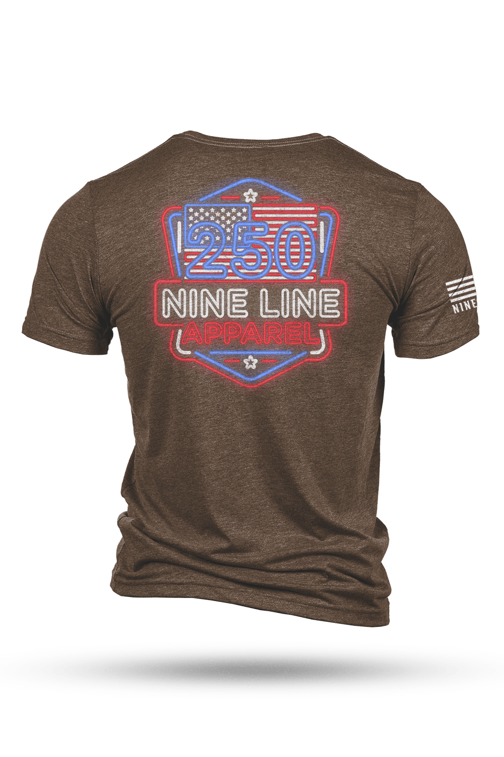 250th Nine Line Neon - T-Shirt