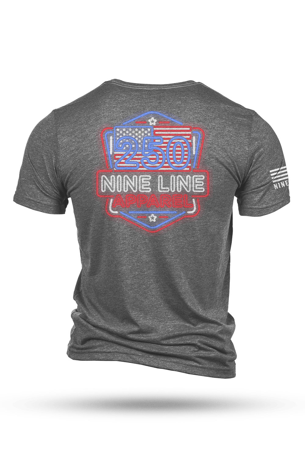 250th Nine Line Neon - T-Shirt