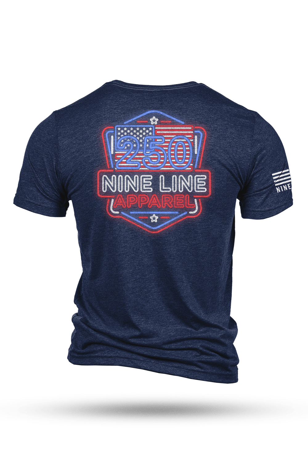 250th Nine Line Neon - T-Shirt