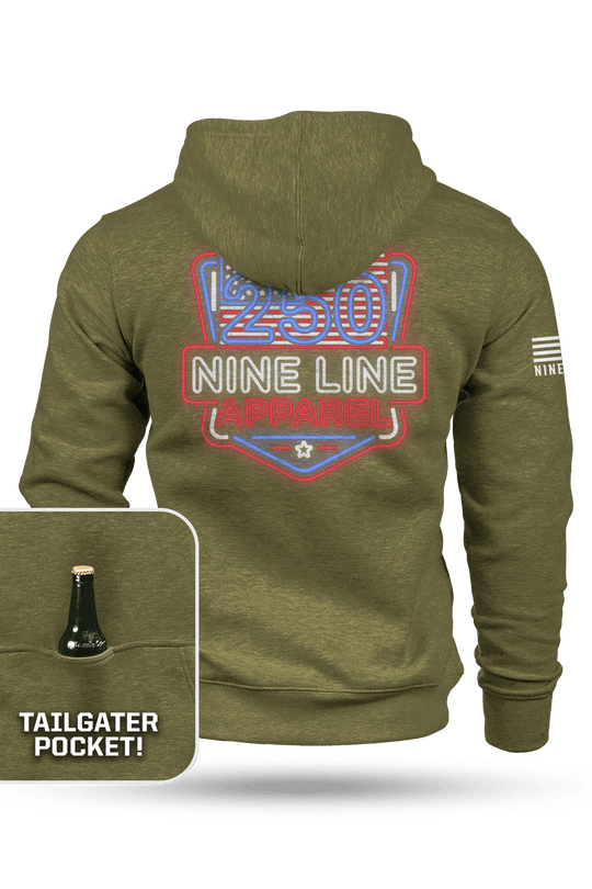 250th Nine Line Neon - Tailgater Hoodie