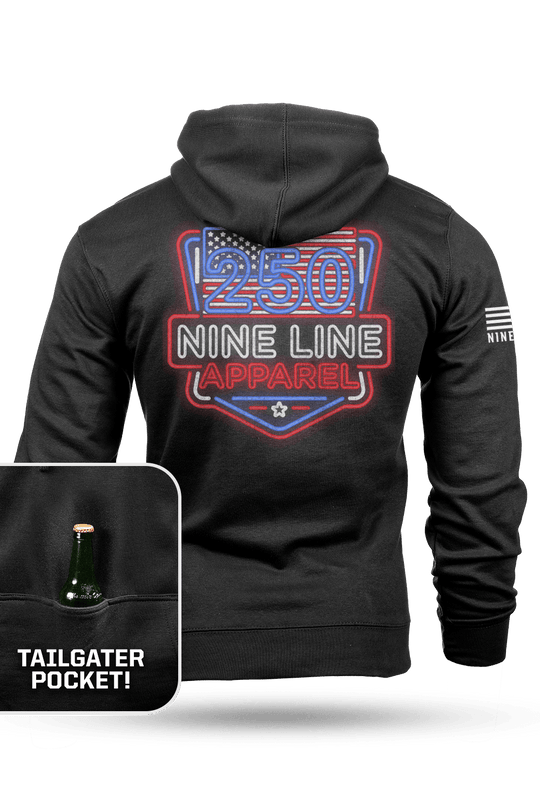 250th Nine Line Neon - Tailgater Hoodie