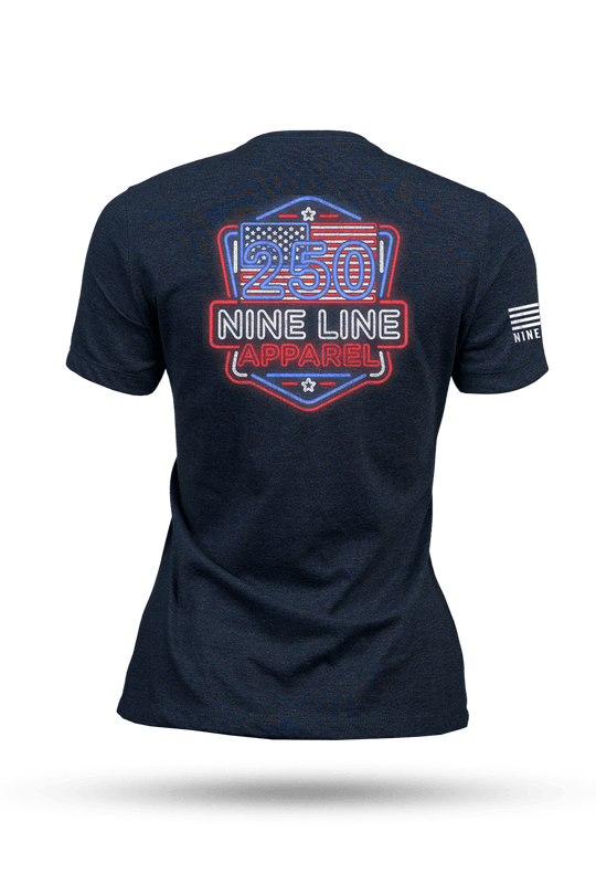 250th Nine Line Neon - Women's T-Shirt