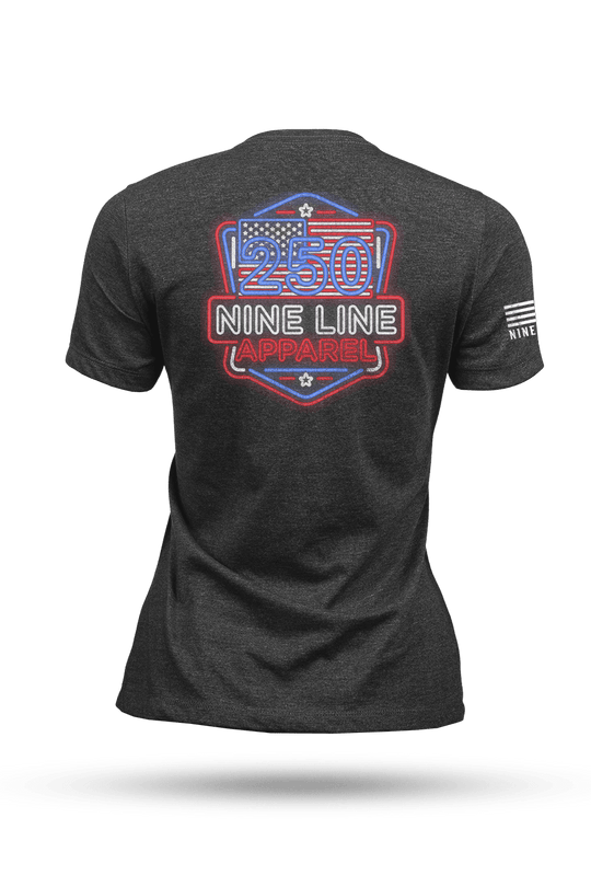 250th Nine Line Neon - Women's T-Shirt