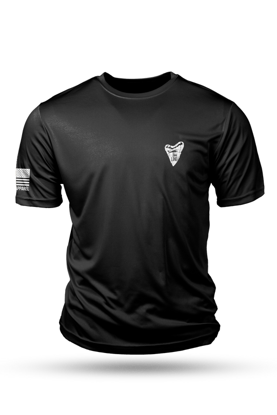 Shark Flag - Moisture Wicking T-Shirt