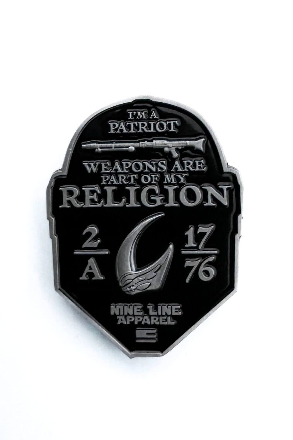 2A My Religion Challenge Coin