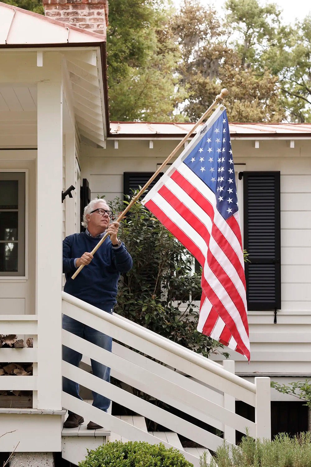 Allegiance 3' x 5' Classic American Flag and Pole - Made in the