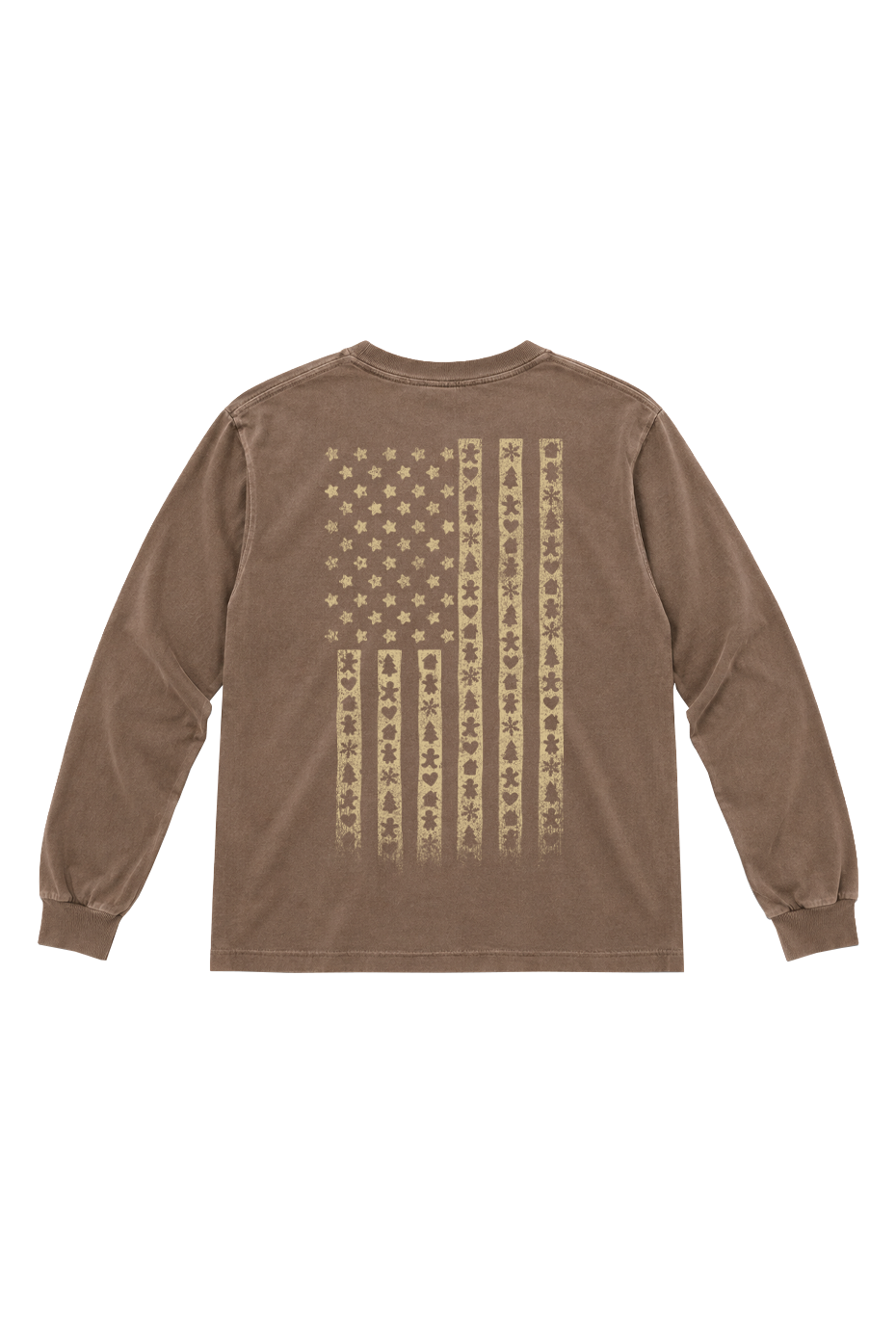 Gingerbread Flag - Women's Relaxed Fit Long-Sleeve T-Shirt