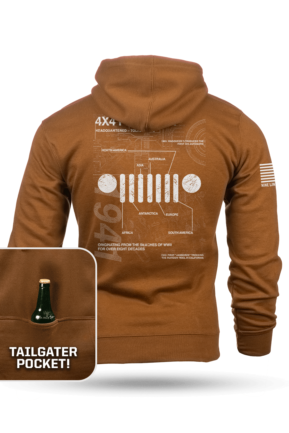 4X4 Freedom - Tailgater Hoodie