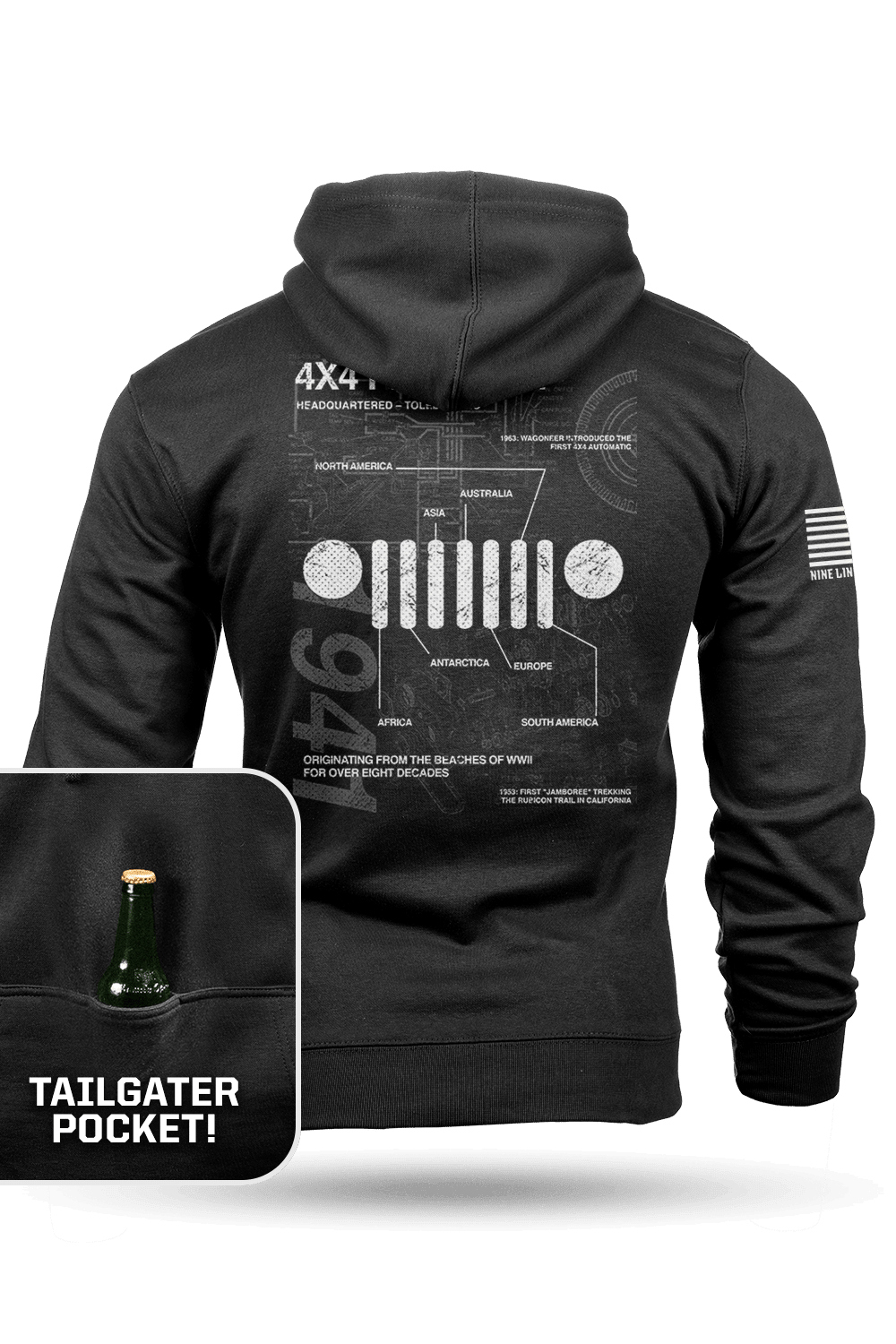 4X4 Freedom - Tailgater Hoodie