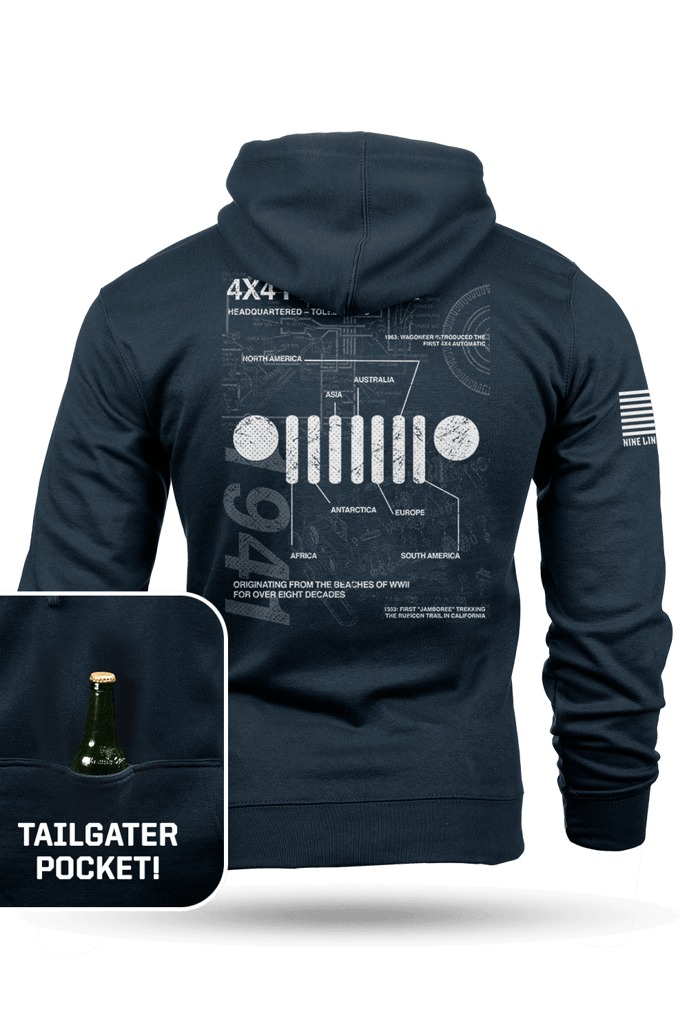4X4 Freedom - Tailgater Hoodie
