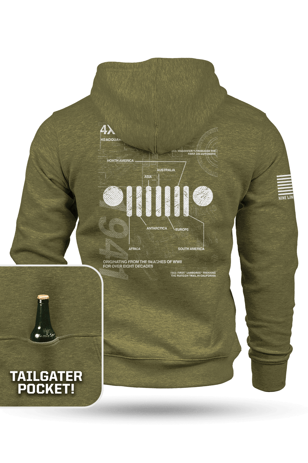 4X4 Freedom - Tailgater Hoodie