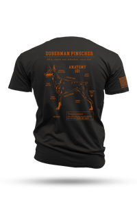 Doberman Schematic - T-Shirt