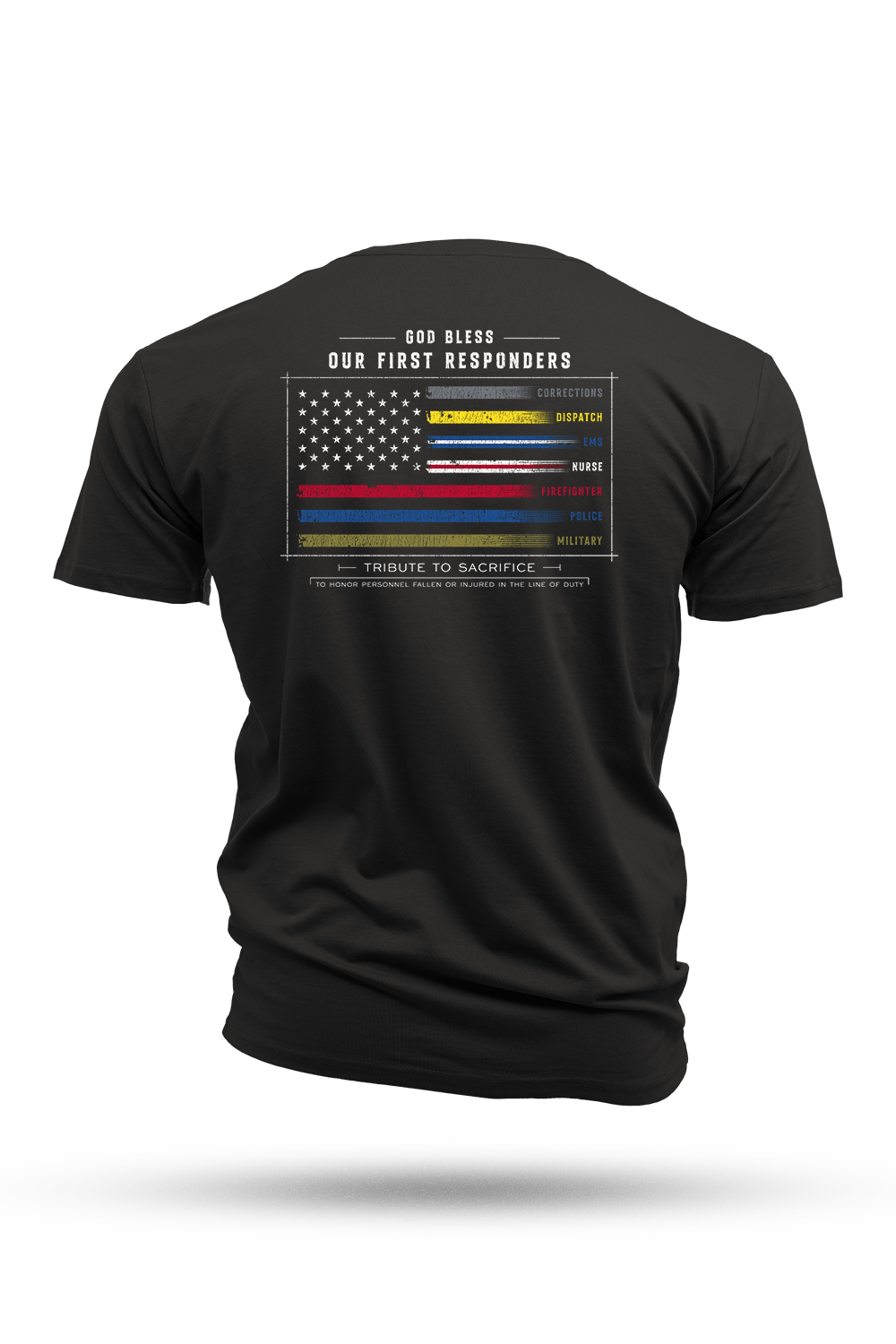 First Responders Flag - T-Shirt