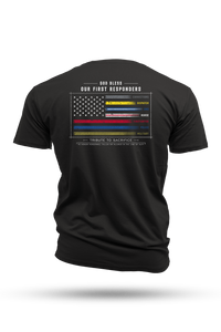 First Responders Flag - T-Shirt